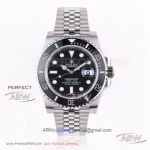 V9 Factory Rolex Submariner Black 116610 904L Stainless Steel Jubilee Band Swiss 3135 Automatic Watch 